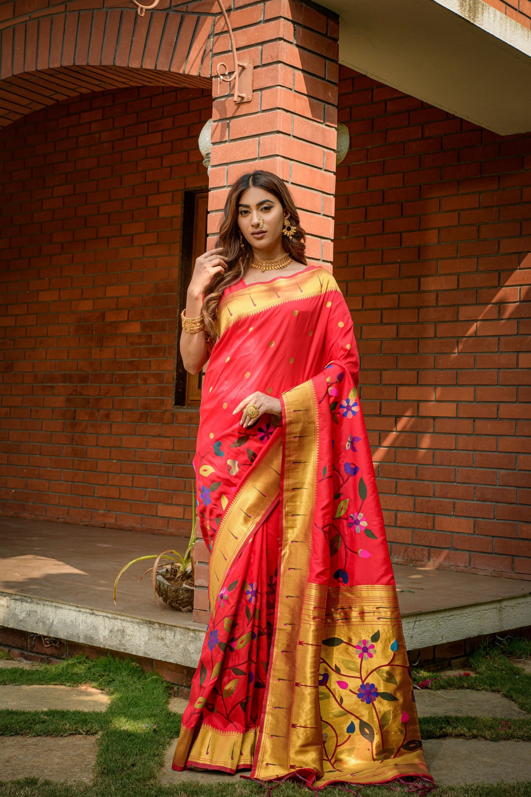 *Butterfly paithani ❤️ Paithani Pure silk handloom saree with Pure Jari 🔥