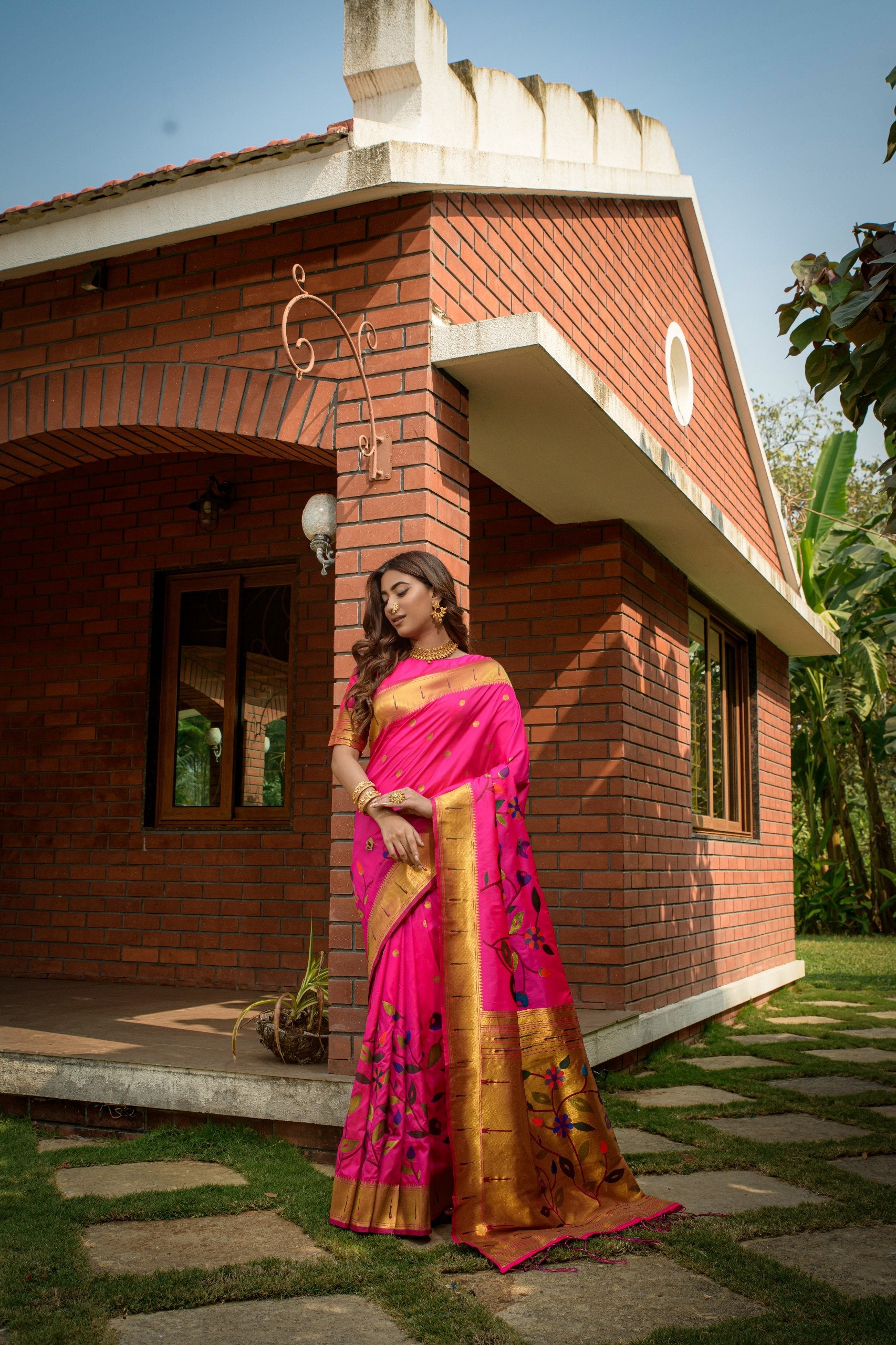 *Butterfly paithani ❤️ Paithani Pure silk handloom saree with Pure Jari 🔥