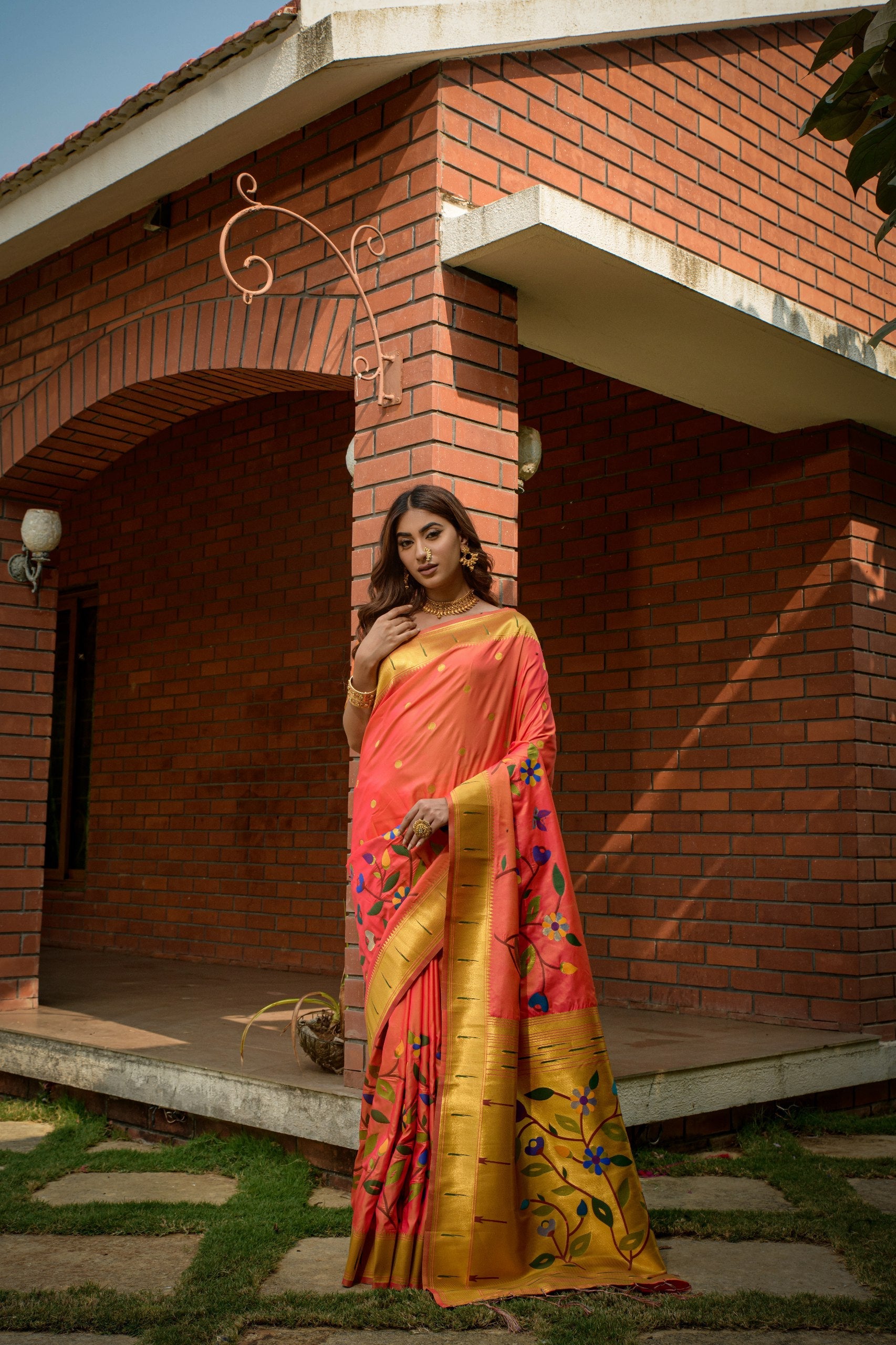 *Butterfly paithani ❤️ Paithani Pure silk handloom saree with Pure Jari 🔥