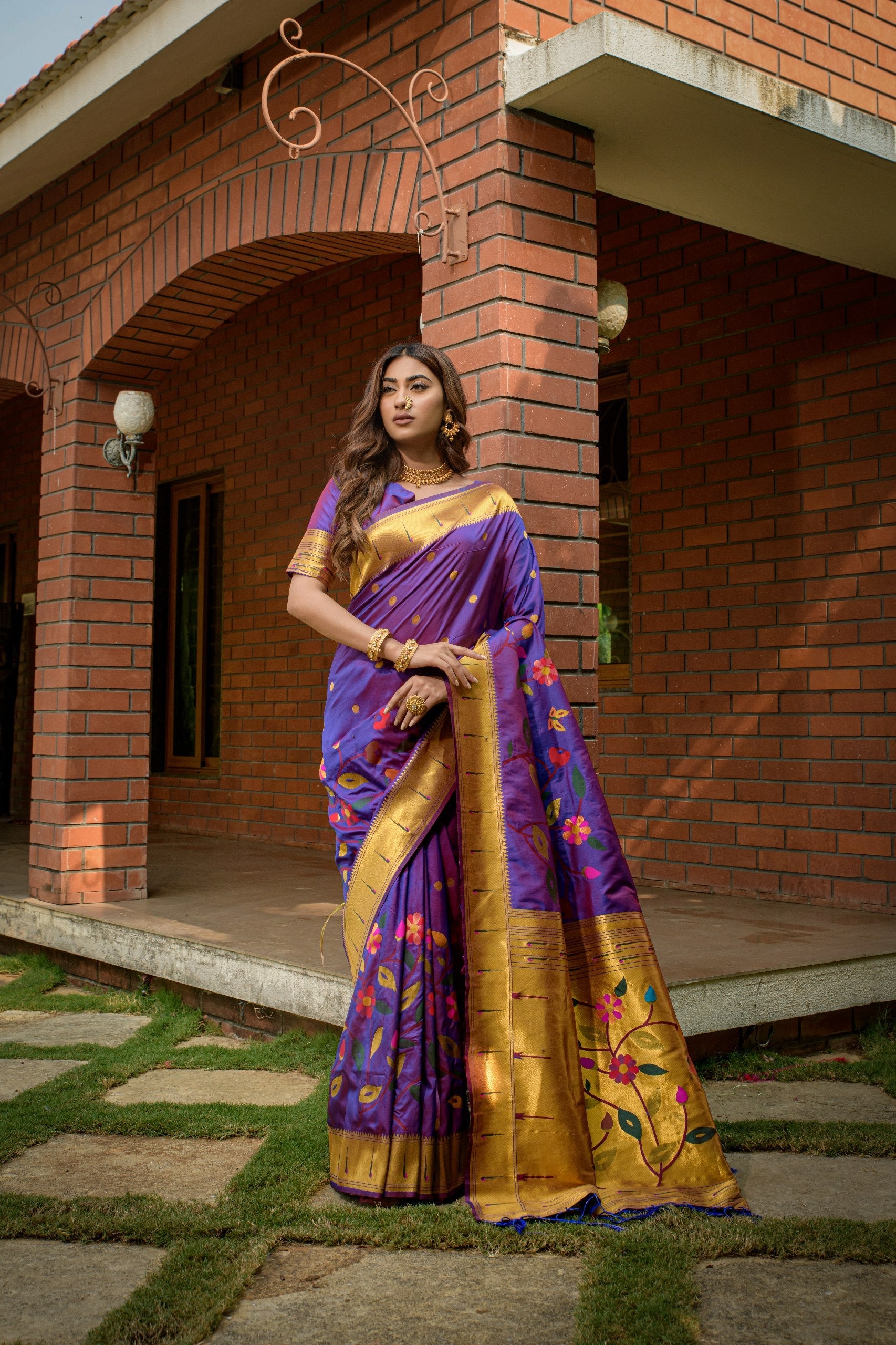 *Butterfly paithani ❤️ Paithani Pure silk handloom saree with Pure Jari 🔥