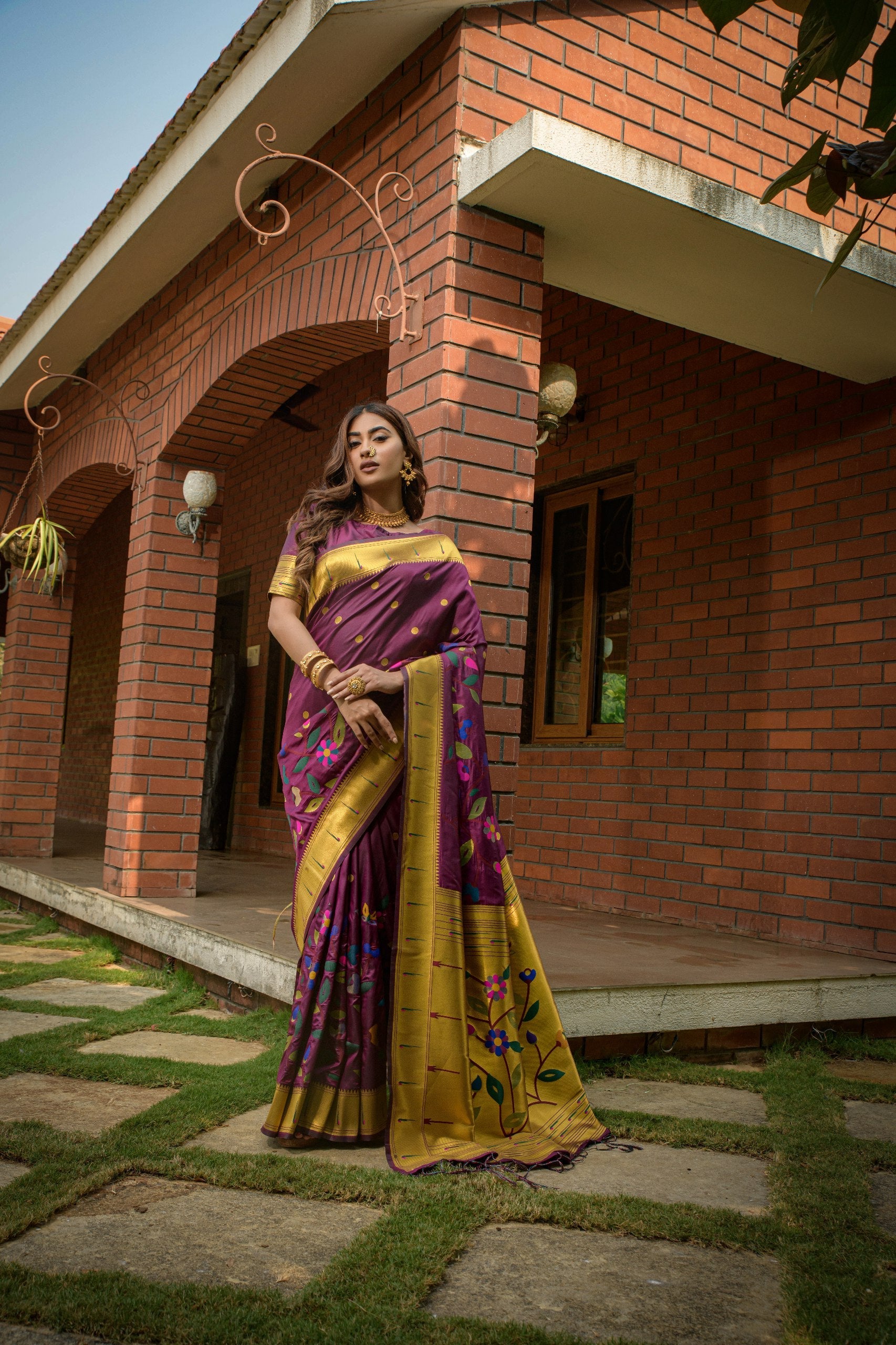 *Butterfly paithani ❤️ Paithani Pure silk handloom saree with Pure Jari 🔥