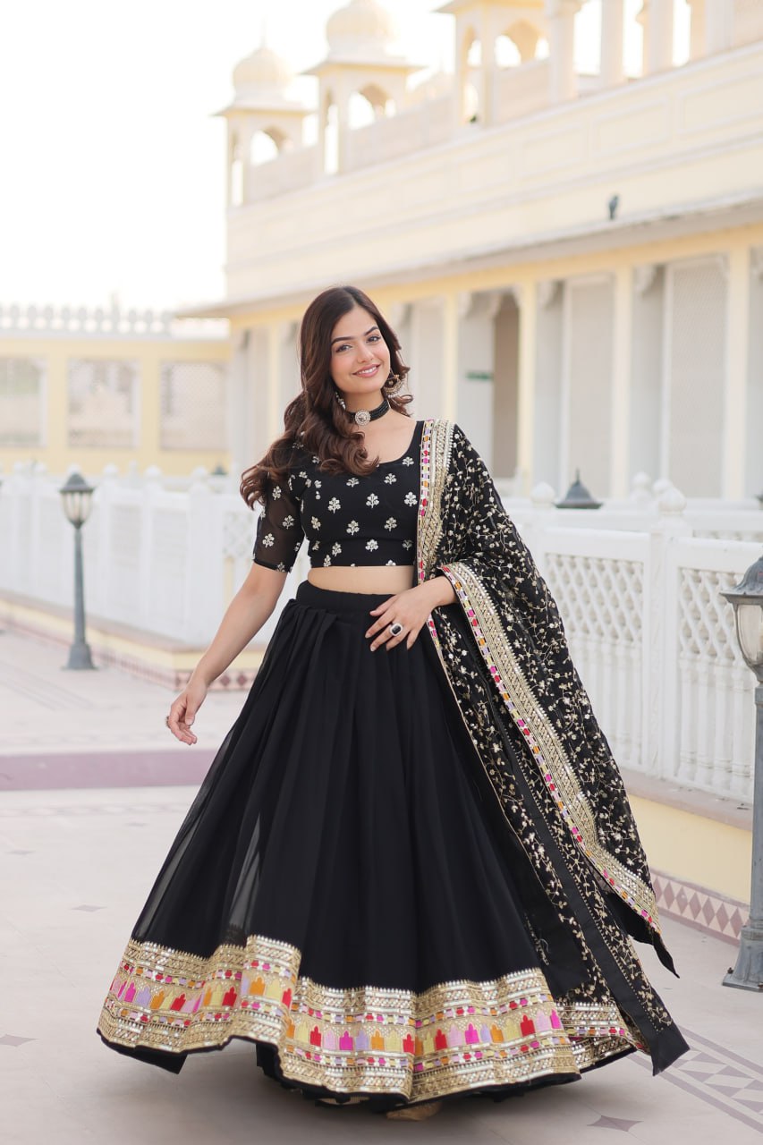 PREMIUM  LEHENGA CHOLI WITH DUPATTA LW-7101