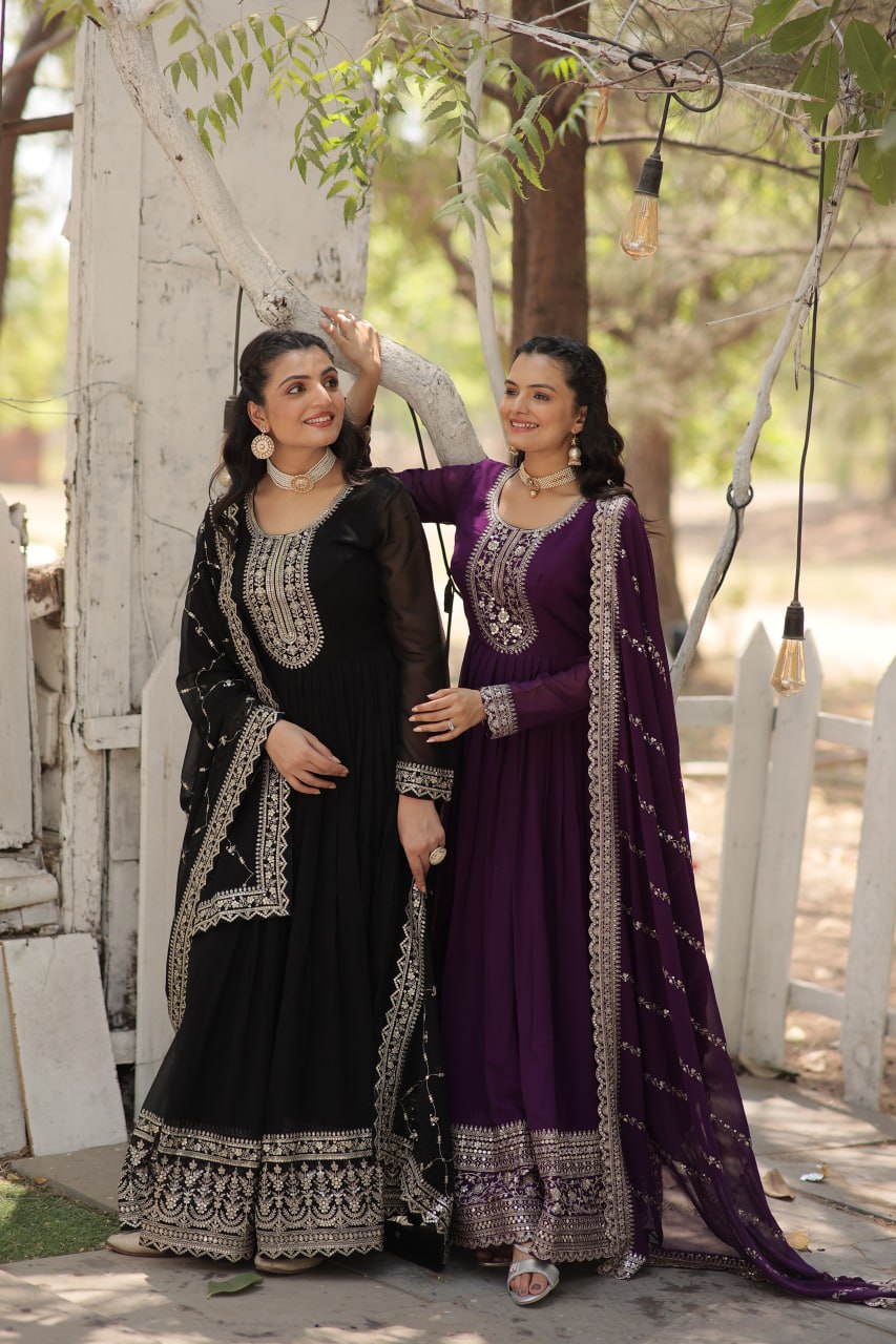 pilaki's GOWN-WITH-DUPATTA COLLECTIONS LW-9179