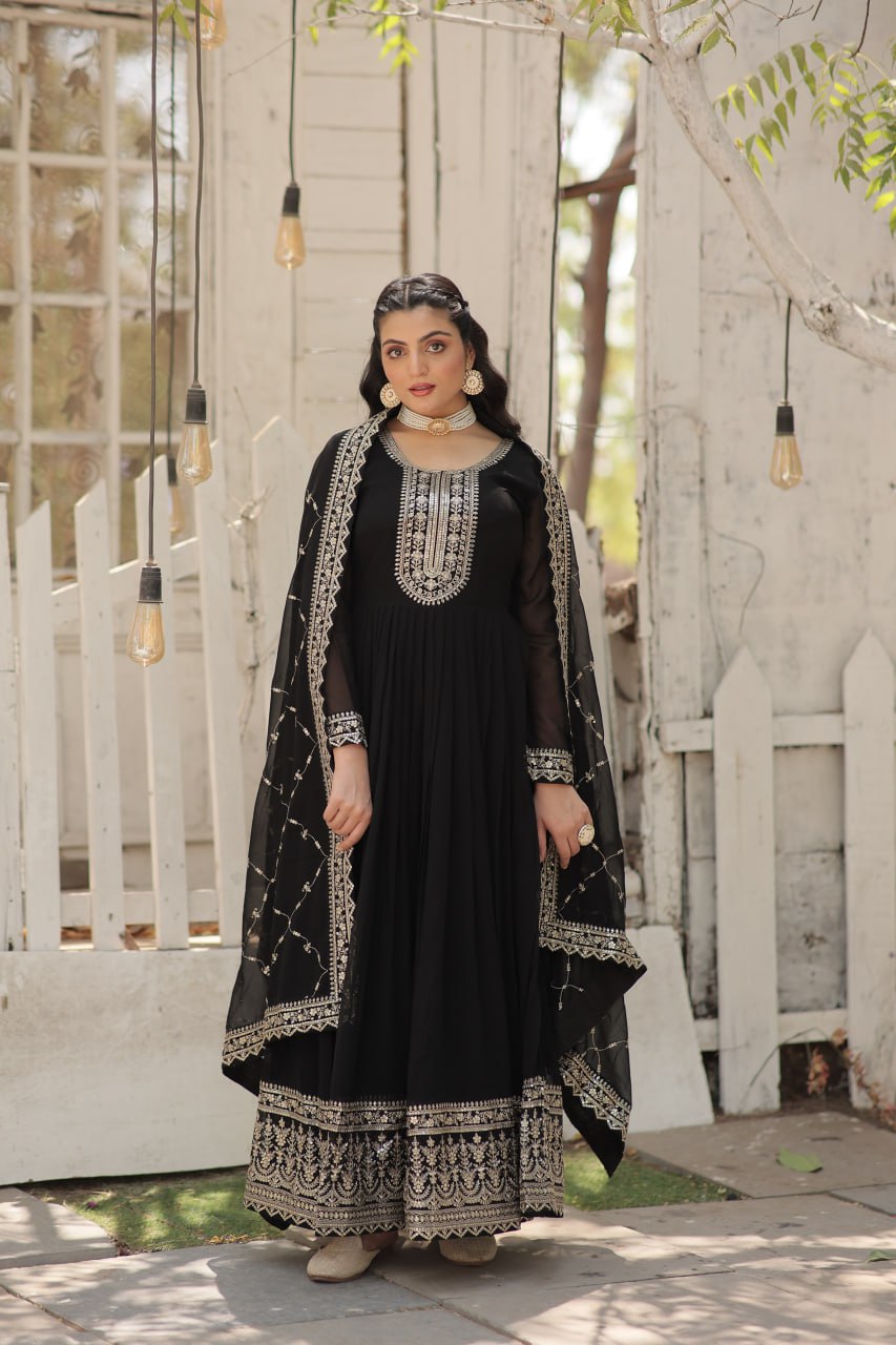 pilaki's GOWN-WITH-DUPATTA COLLECTIONS LW-9179