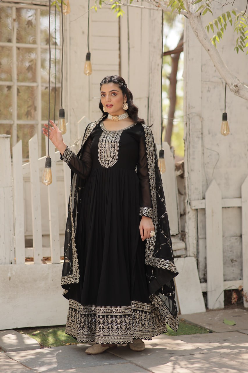 pilaki's GOWN-WITH-DUPATTA COLLECTIONS LW-9179