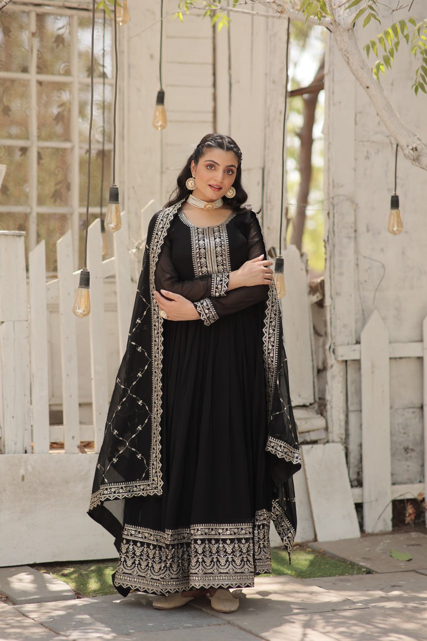 pilaki's GOWN-WITH-DUPATTA COLLECTIONS LW-9179